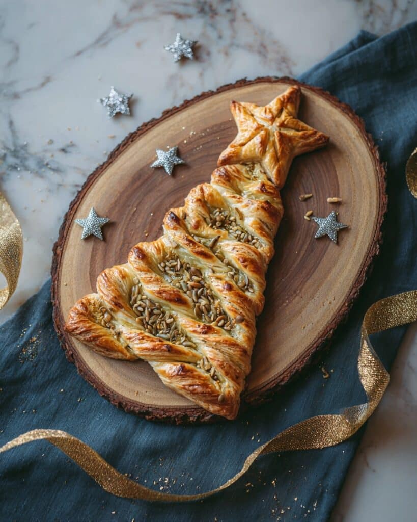 Puff Pastry Christmas Tree Appetizer Recipe