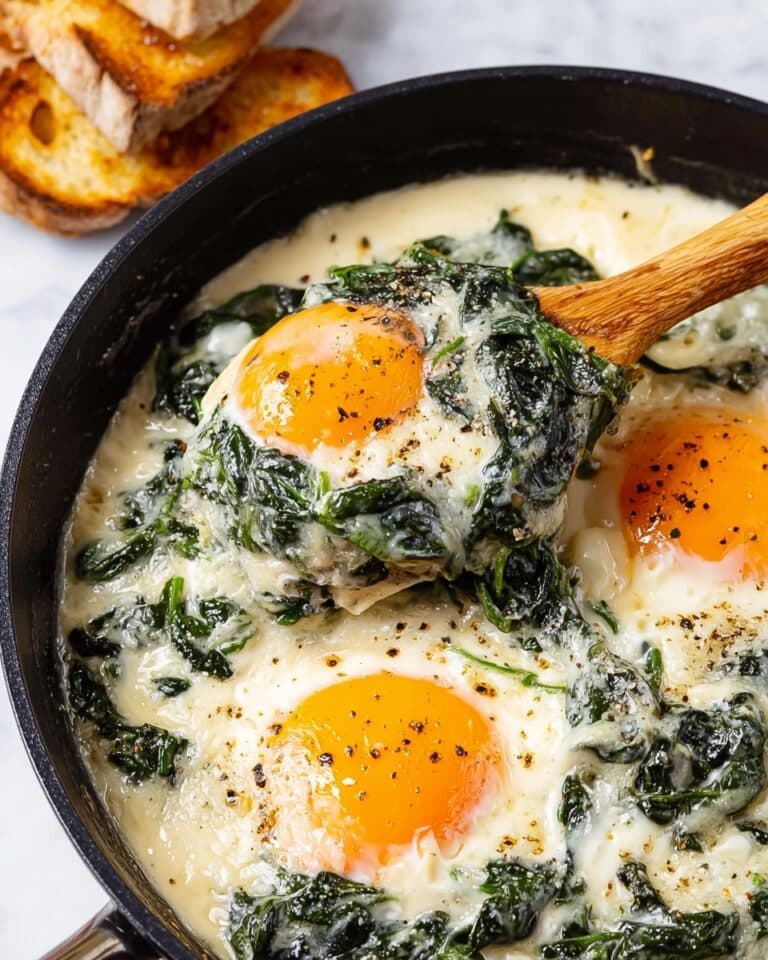 Baked Eggs Florentine Recipe