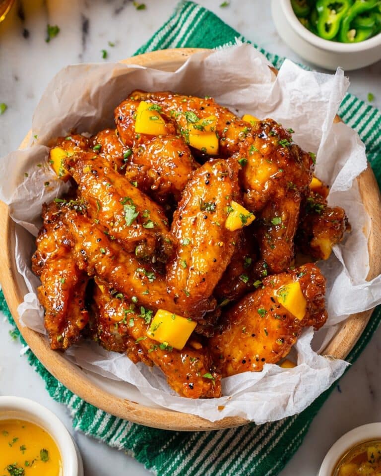 Mango Habanero Wingstop Chicken Wings Recipe