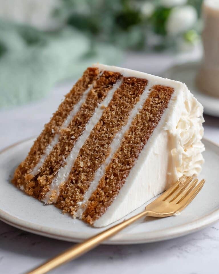 Best Christmas Spice Cake with Eggnog Buttercream Recipe