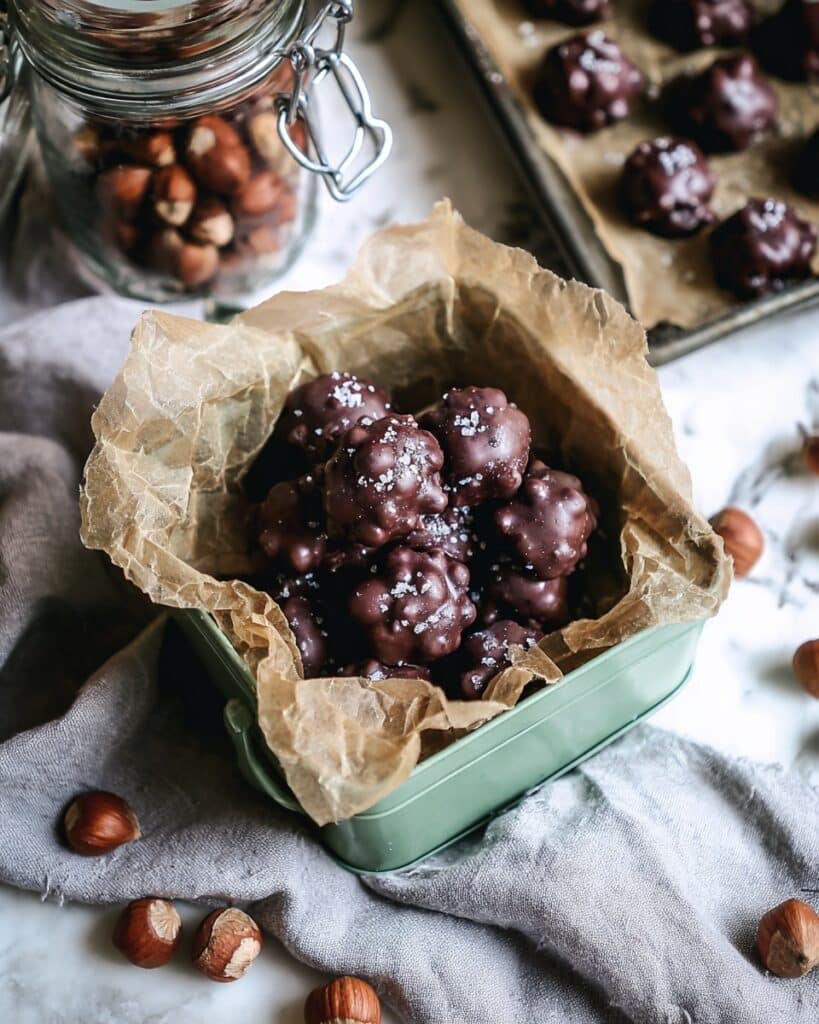 Dark Chocolate Covered Hazelnuts Recipe