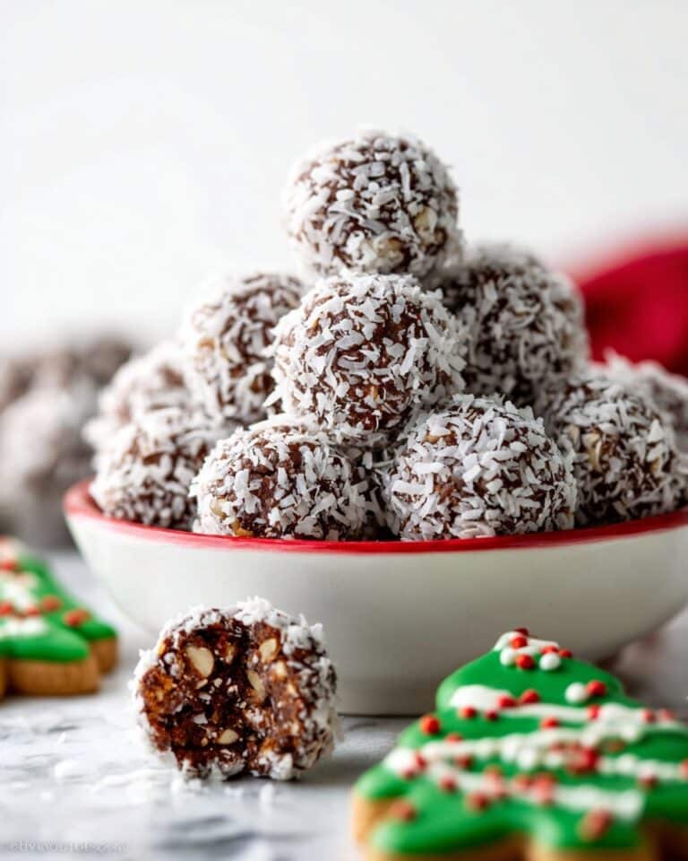 No-Bake Chocolate Coconut Snowballs Recipe