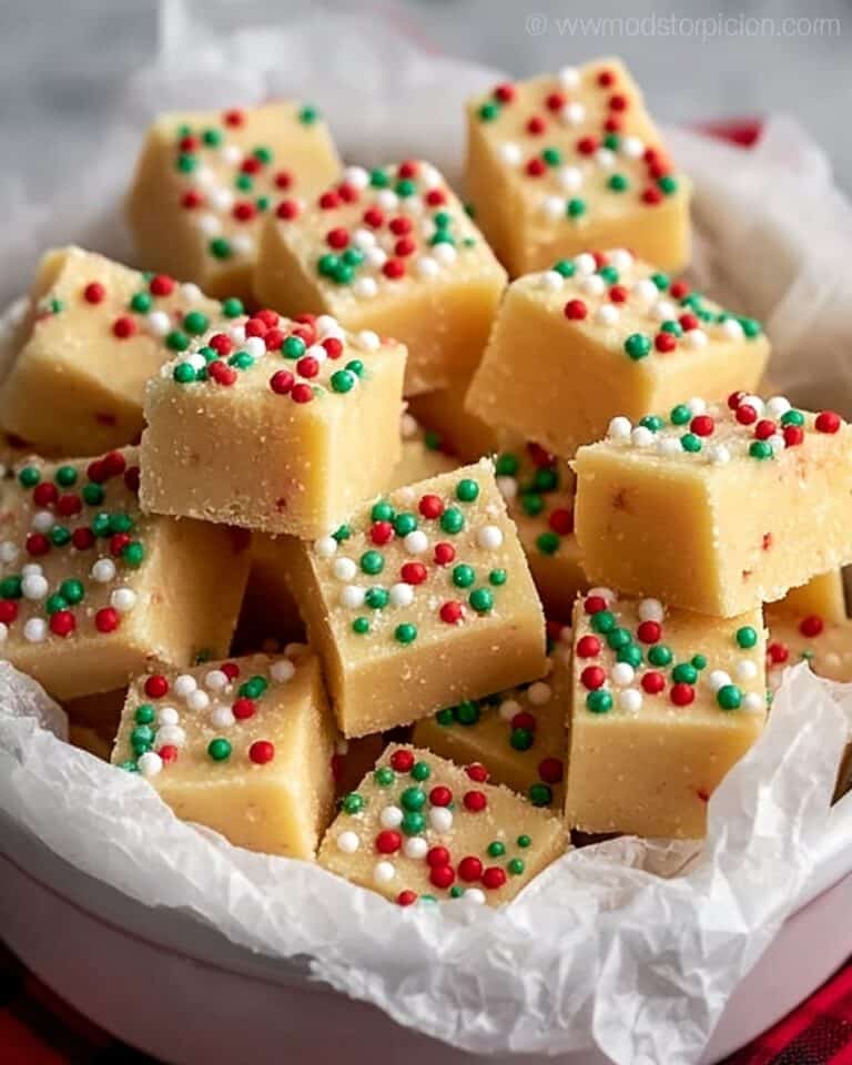 Colorful Holiday Nonpareil Cookies Recipe