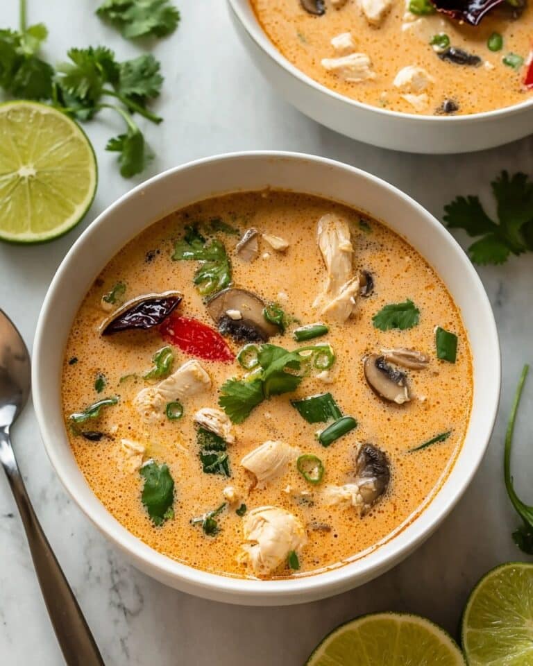 Crockpot Thai Coconut Chicken Soup Recipe
