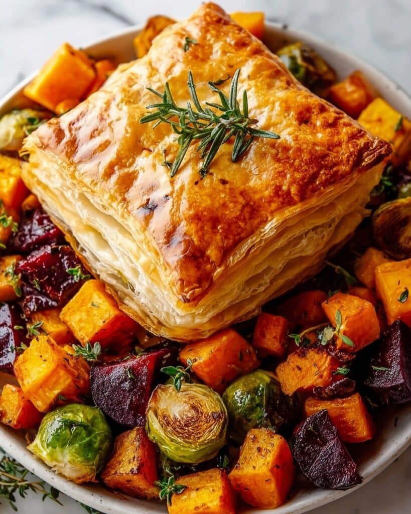 Roasted Autumn Vegetable Pot Pies Recipe