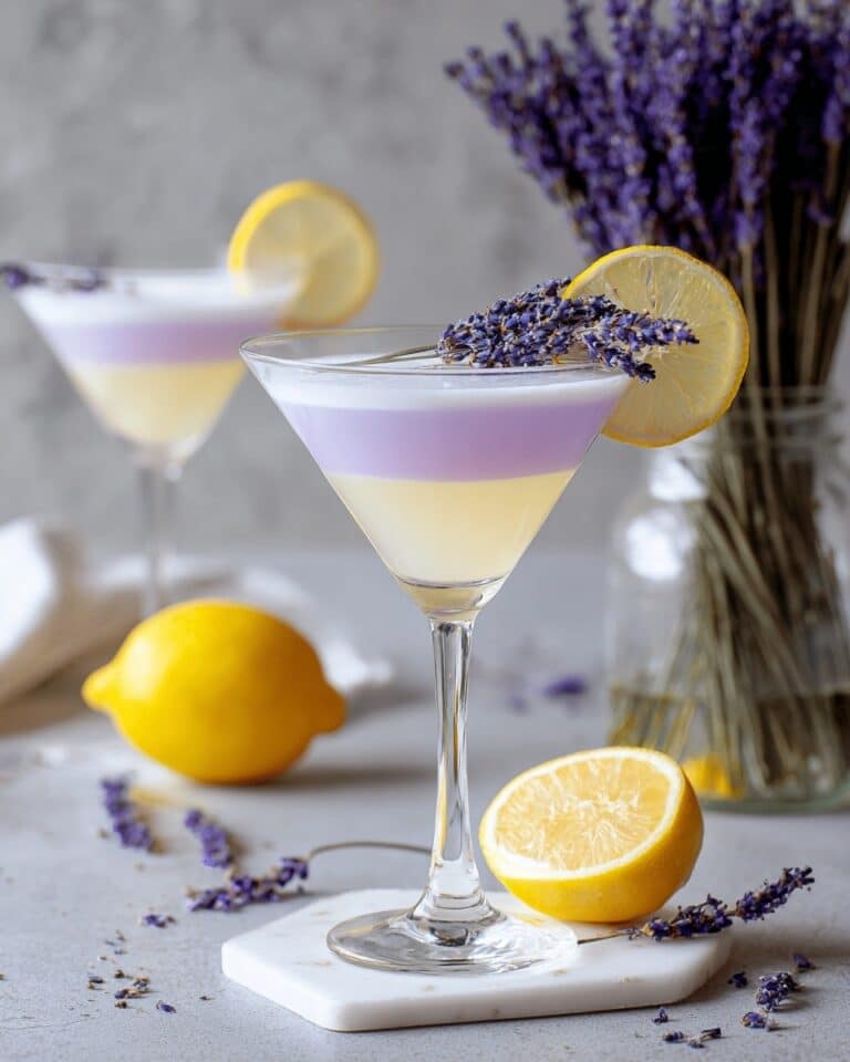 Classic Lavender Lemon Drop Martini Recipe