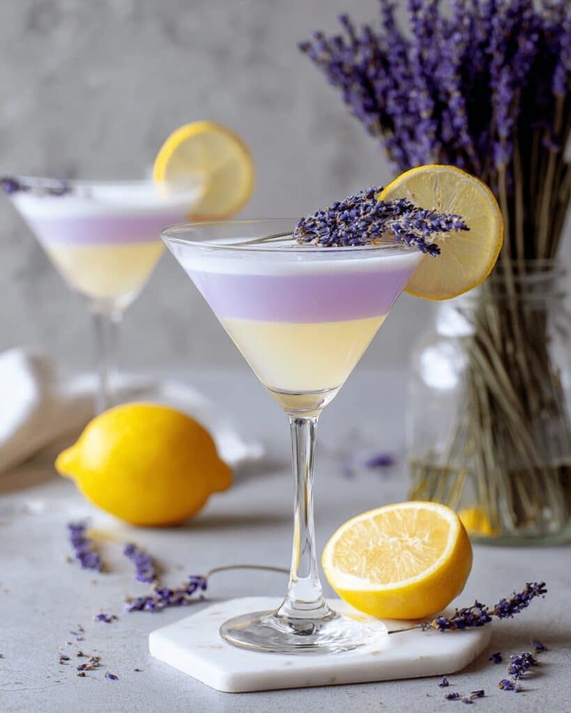 Classic Lavender Lemon Drop Martini Recipe