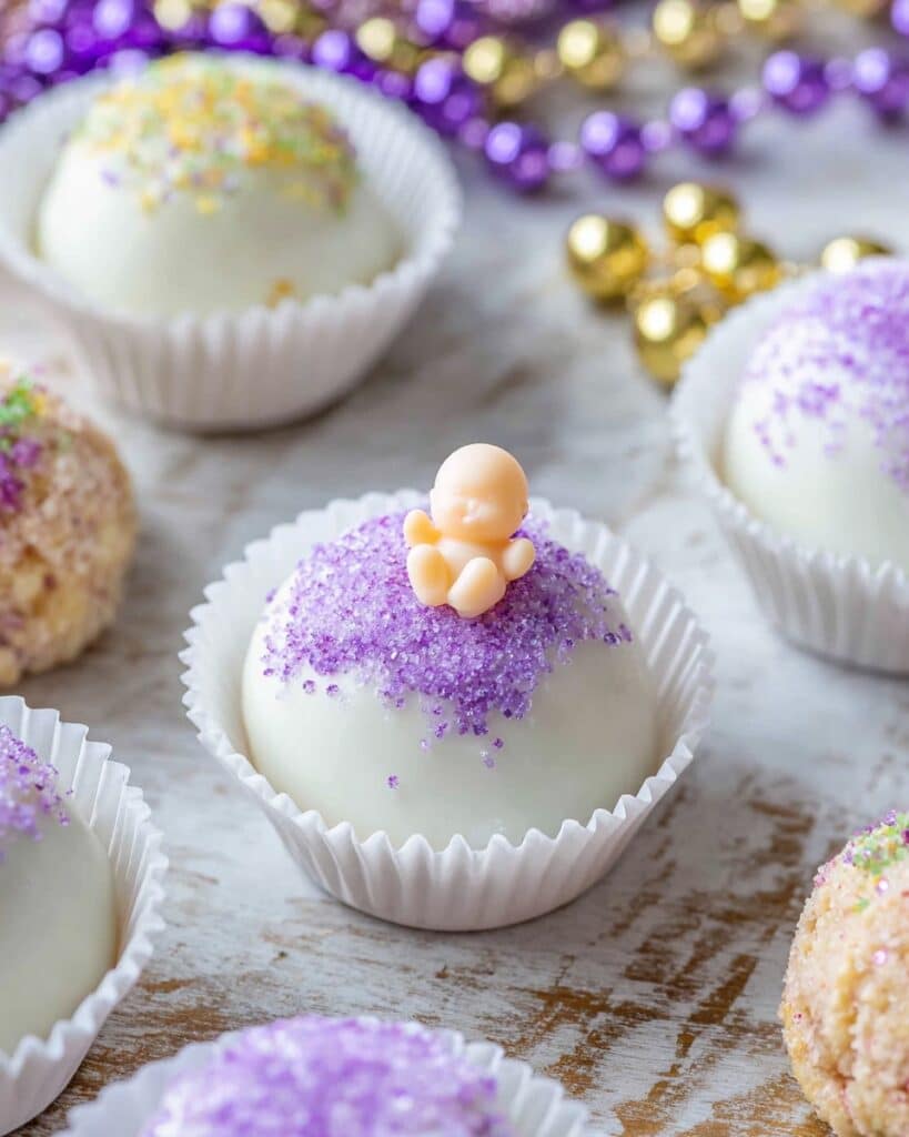 King Cake Oreo Balls Recipe