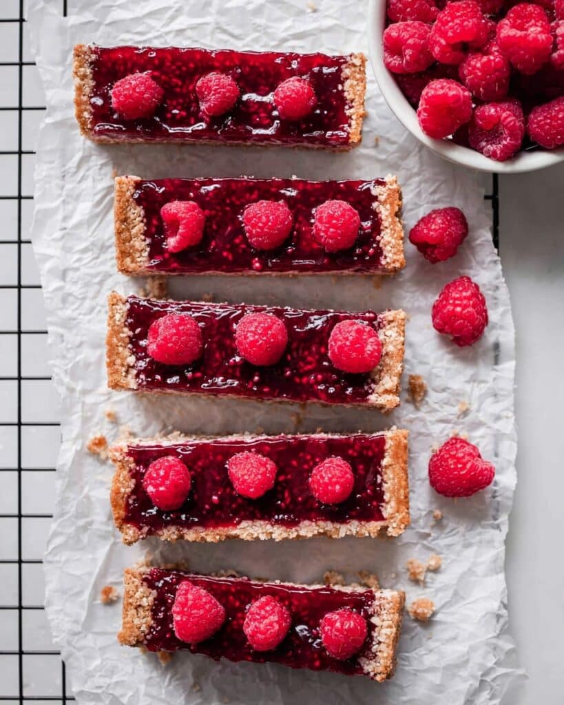 No-Bake Vegan Peanut Butter and Jelly Bars Recipe