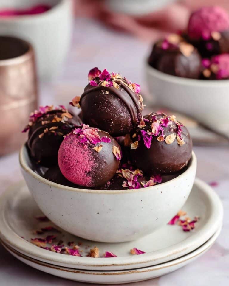 Fudgy Vegan Chocolate Beet Truffles Recipe