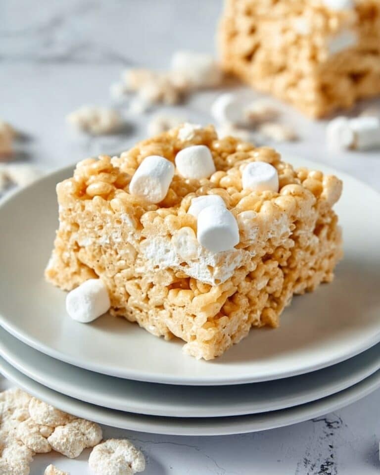 Gooey Double-Marshmallow Rice Krispie Treats Recipe