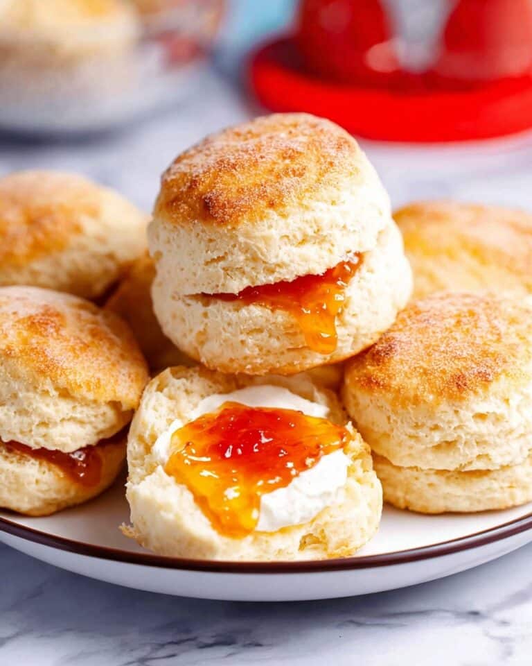British Lemon Vanilla Scones Recipe