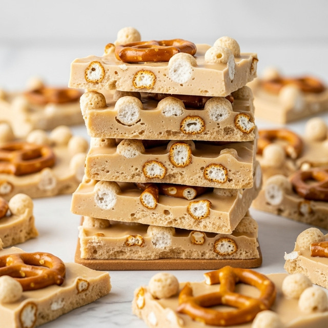 White Chocolate Peanut Butter Pretzel Bark Recipe