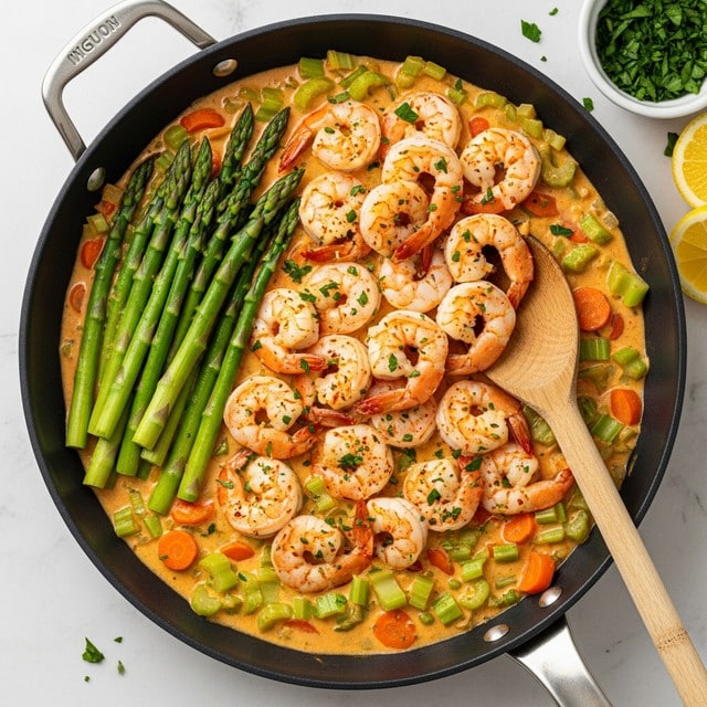 Blackened Shrimp and Asparagus Skillet Recipe