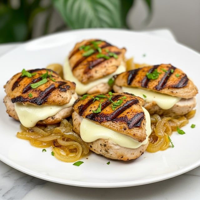 French Onion Stuffed Chicken Recipe