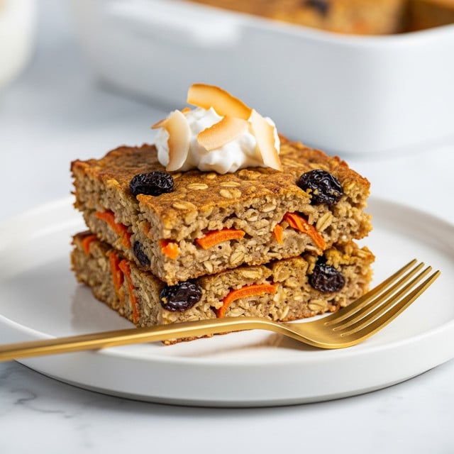 Carrot Cake Baked Oatmeal Recipe