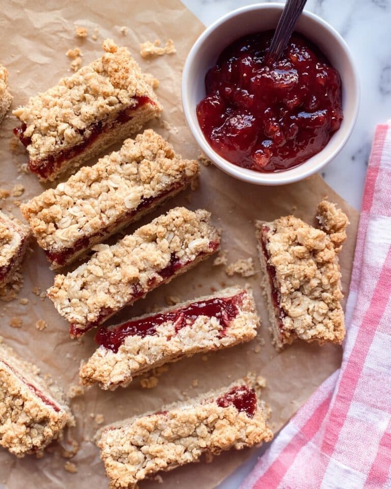Sourdough Breakfast Bars with Jam Recipe
