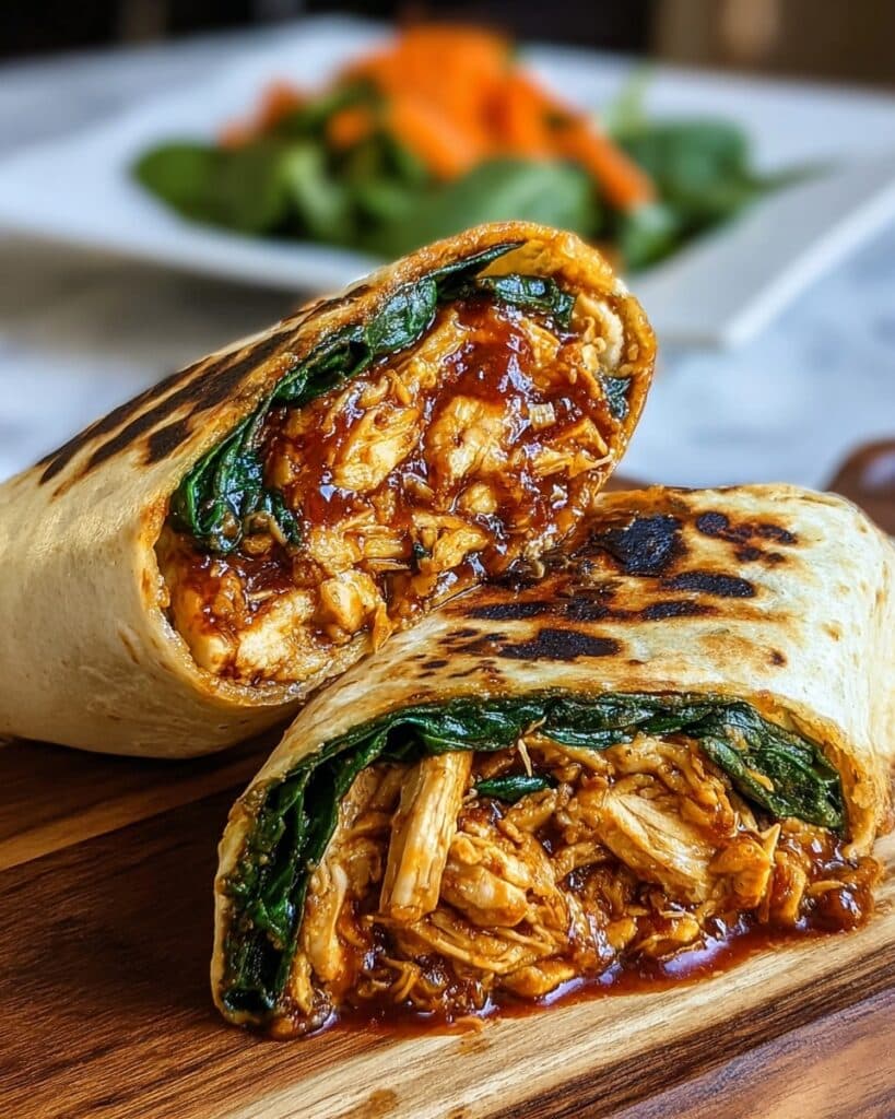 Sweet Chili Chicken Wraps Recipe