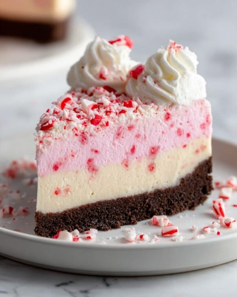 Easy Christmas Peppermint Pie Recipe