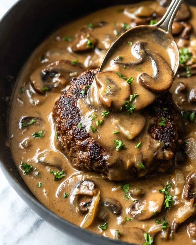 Salisbury Steak with Mushroom Gravy Recipe