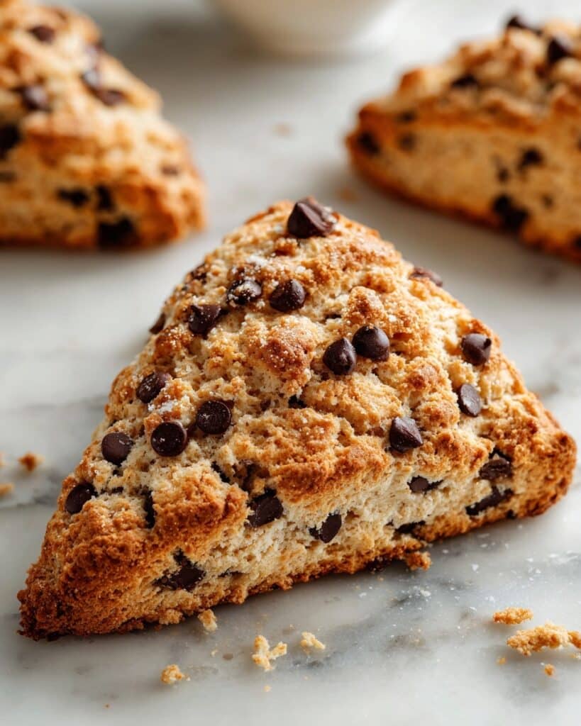 Chocolate Chip Sourdough Scones Recipe
