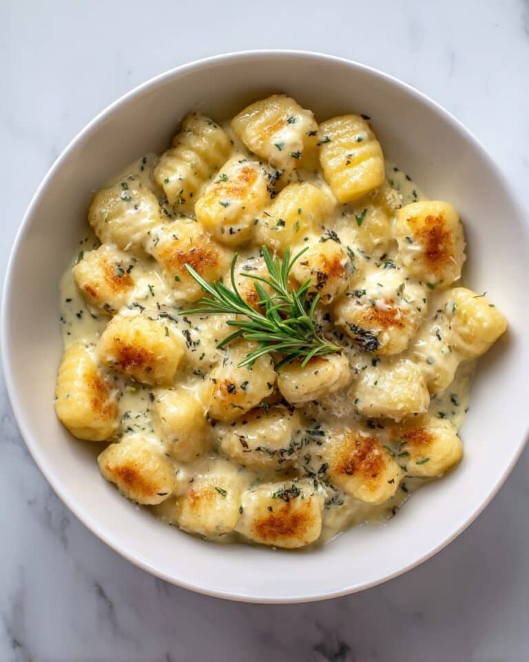 Heavenly Millionaire Gnocchi with Creamy Parmesan Sauce Recipe