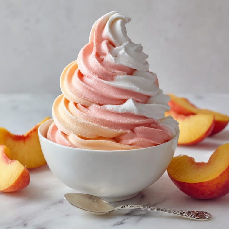 Ninja Creami Peach Frozen Yogurt Recipe