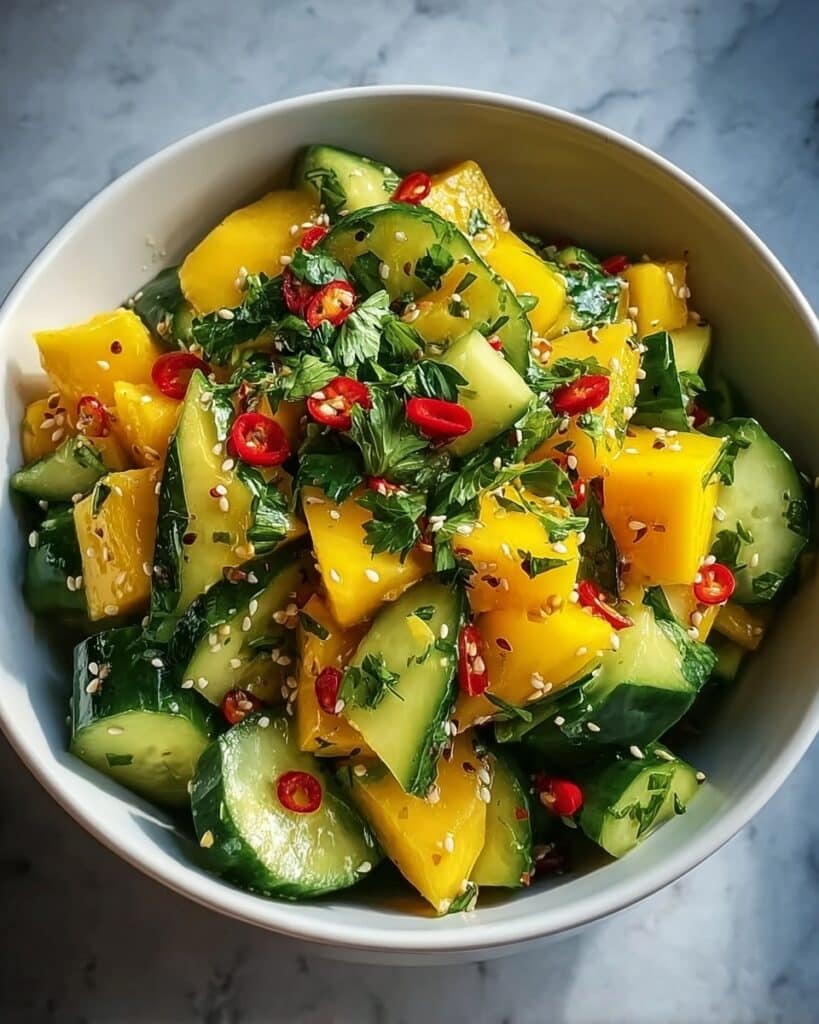 Thai Mango Cucumber Salad Recipe