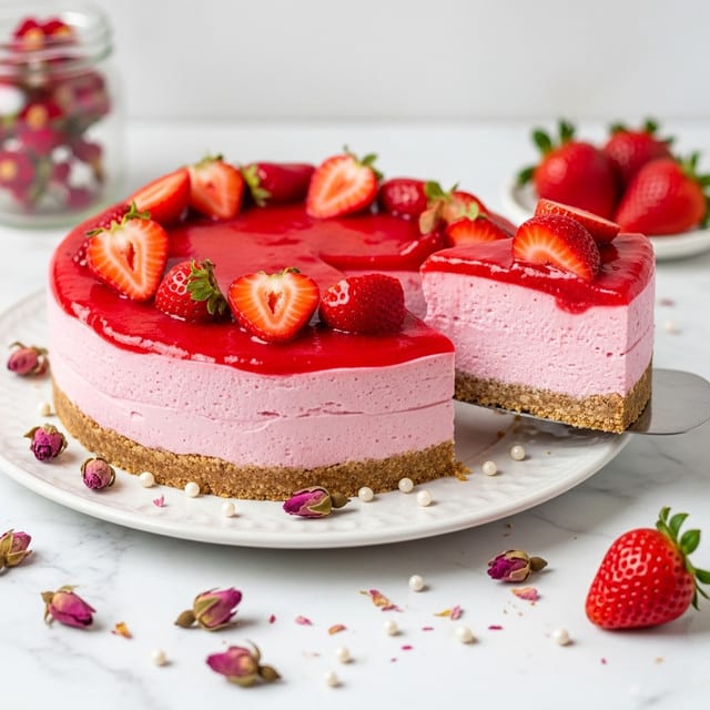 Vegan Strawberry Cheesecake Recipe