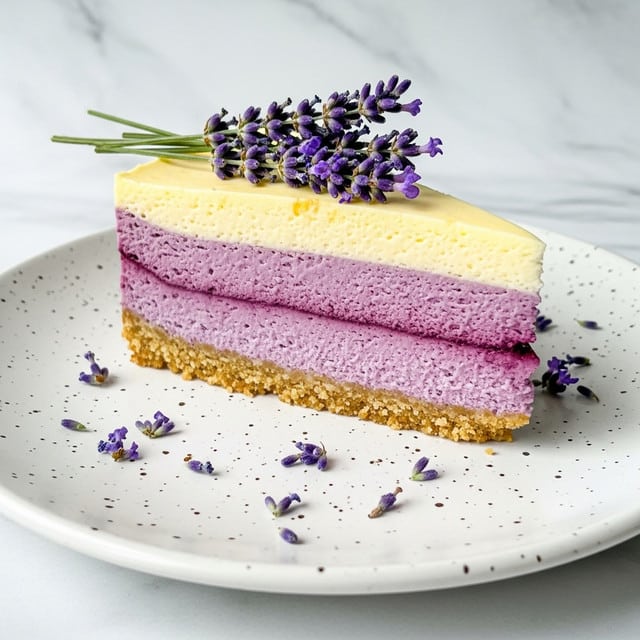 Delicate No-Bake Honey Lavender Cheesecake Recipe