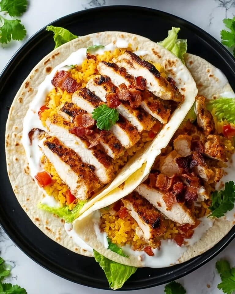 Crispy Chicken Bacon Ranch Wrap Recipe