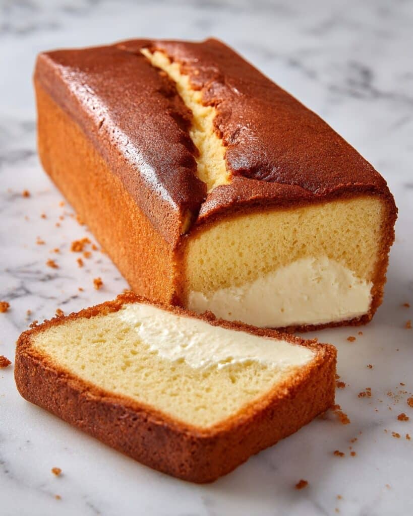 Indulgent Burnt Basque Cheesecake in a Loaf Pan Recipe