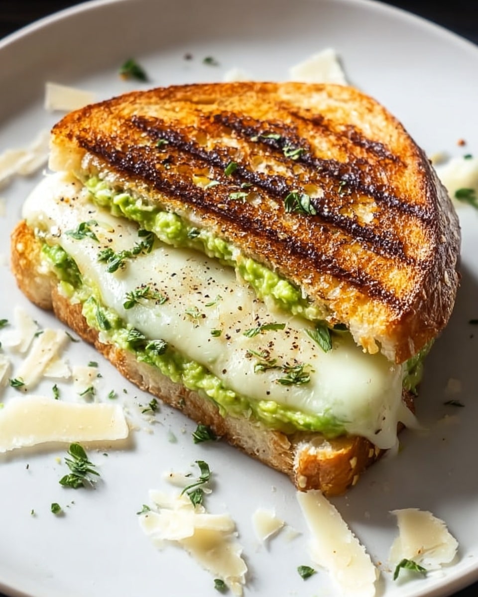 Creamy Avocado Grilled Cheese Recipe