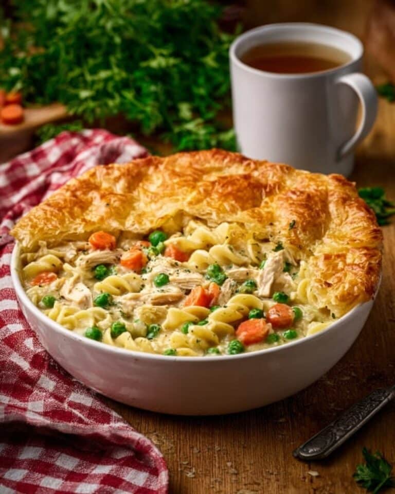 Best Chicken Pot Pie Noodles Recipe