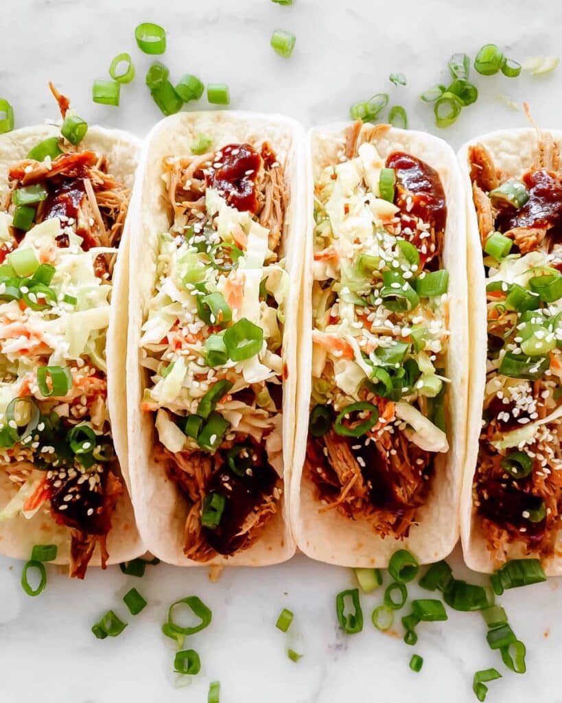 Korean BBQ Tacos with Quick Kimchi Recipe