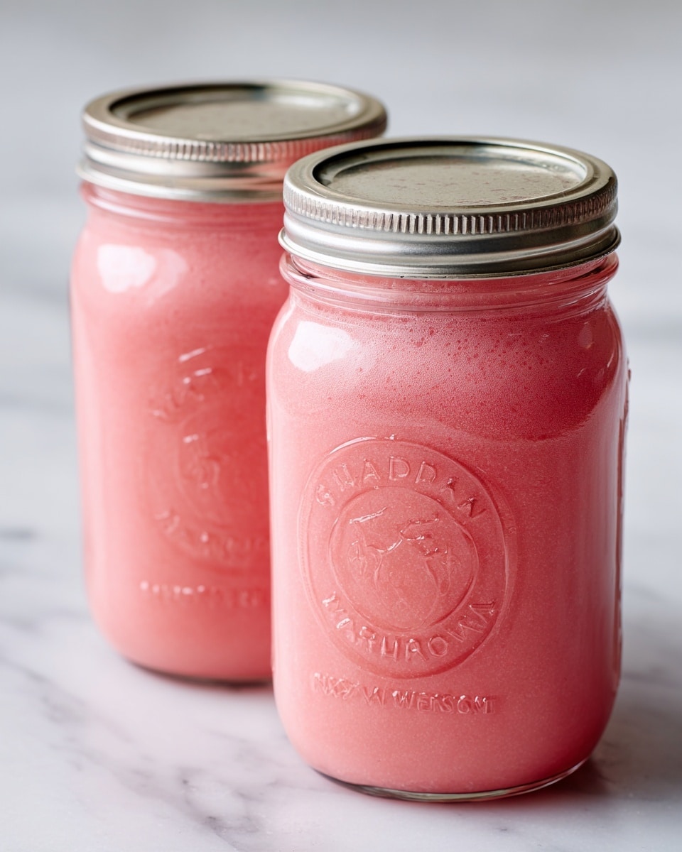 Canning Rhubarb Simple Syrup: Tart and Sweet Flavor for Refreshing Beverages Recipe