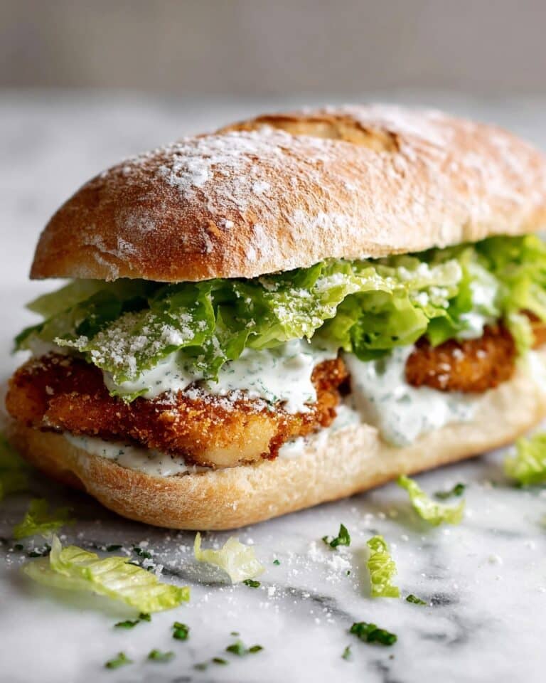 Crispy Chicken Caesar Sandwich Recipe