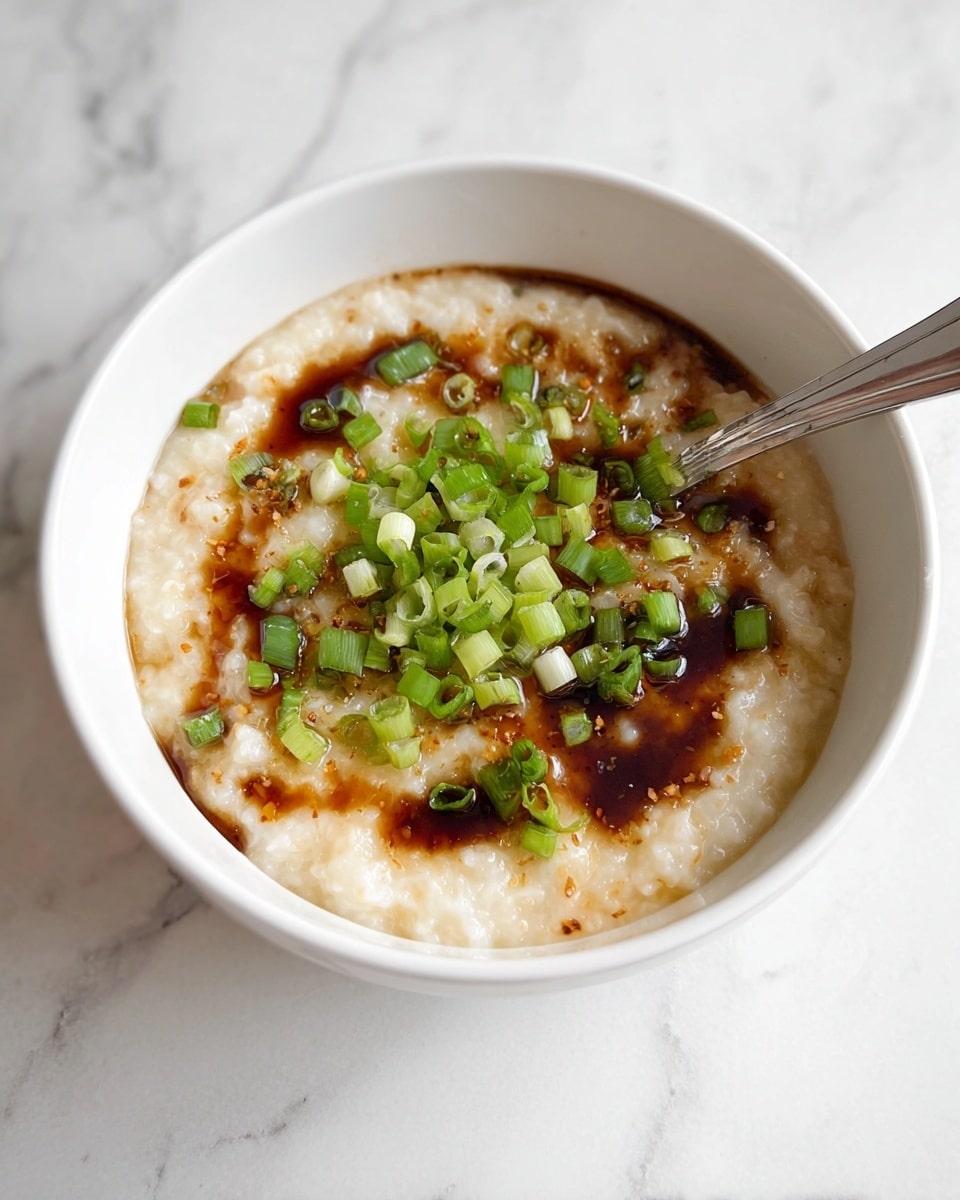 Creamy Chinese Rice Congee (Comforting Rice Porridge) Recipe