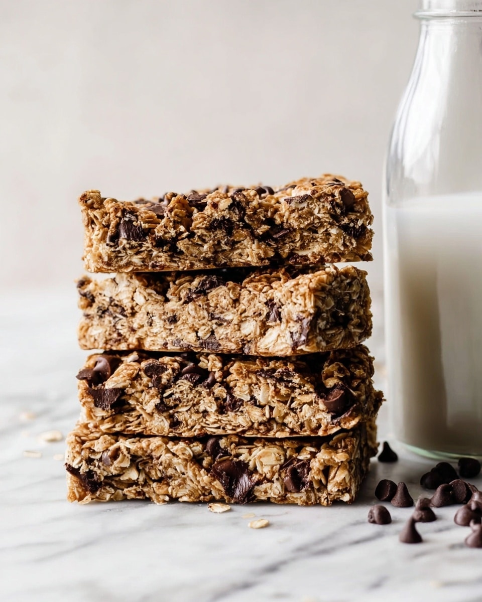 Homemade Easy Peanut Butter Granola Bars Recipe