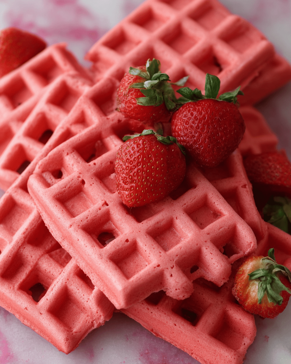 Strawberry Waffles Recipe