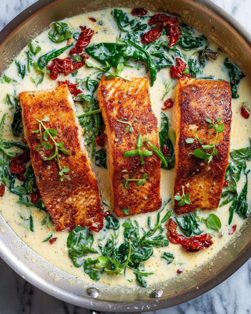 Creamy Tuscan Salmon Recipe