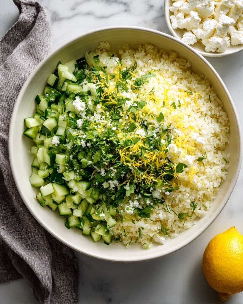 Spring Pea Feta Couscous Salad with Basil Vinaigrette Recipe
