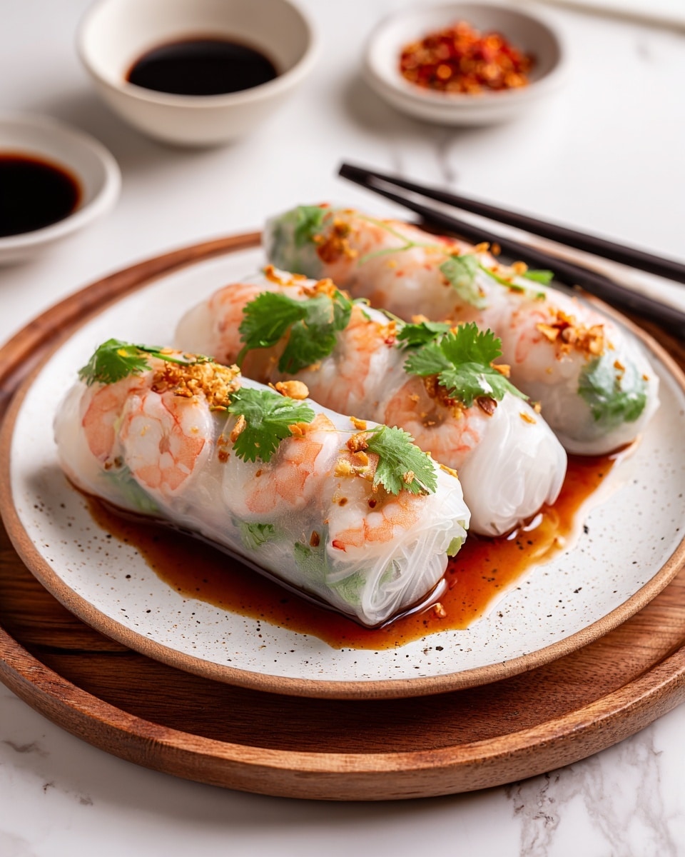Homemade Shrimp Rice Noodle Rolls Recipe