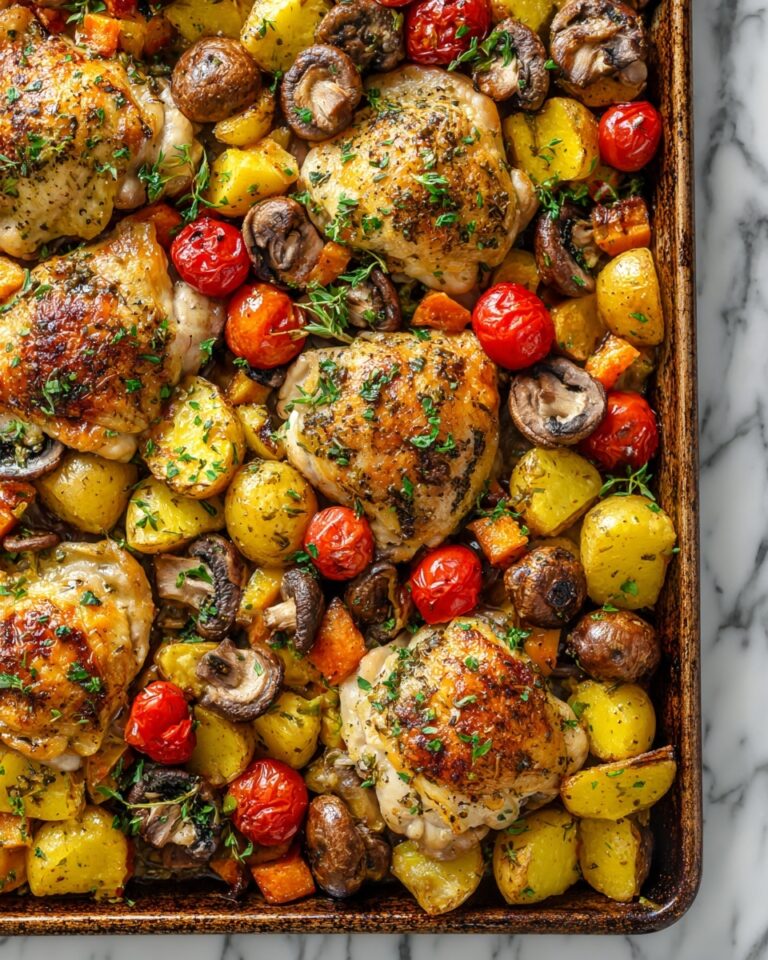Easy One Pan Chicken Veggie Bake Recipe