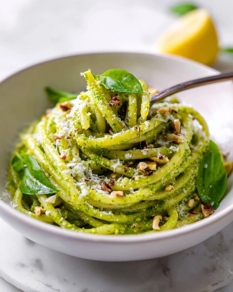 Avocado Pesto Pasta Recipe