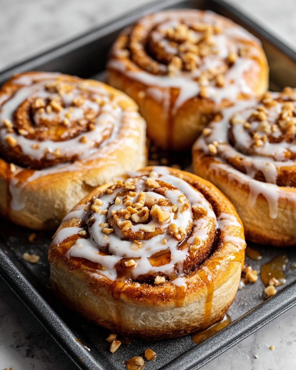 Caramel-Stuffed Cinnamon Rolls Recipe