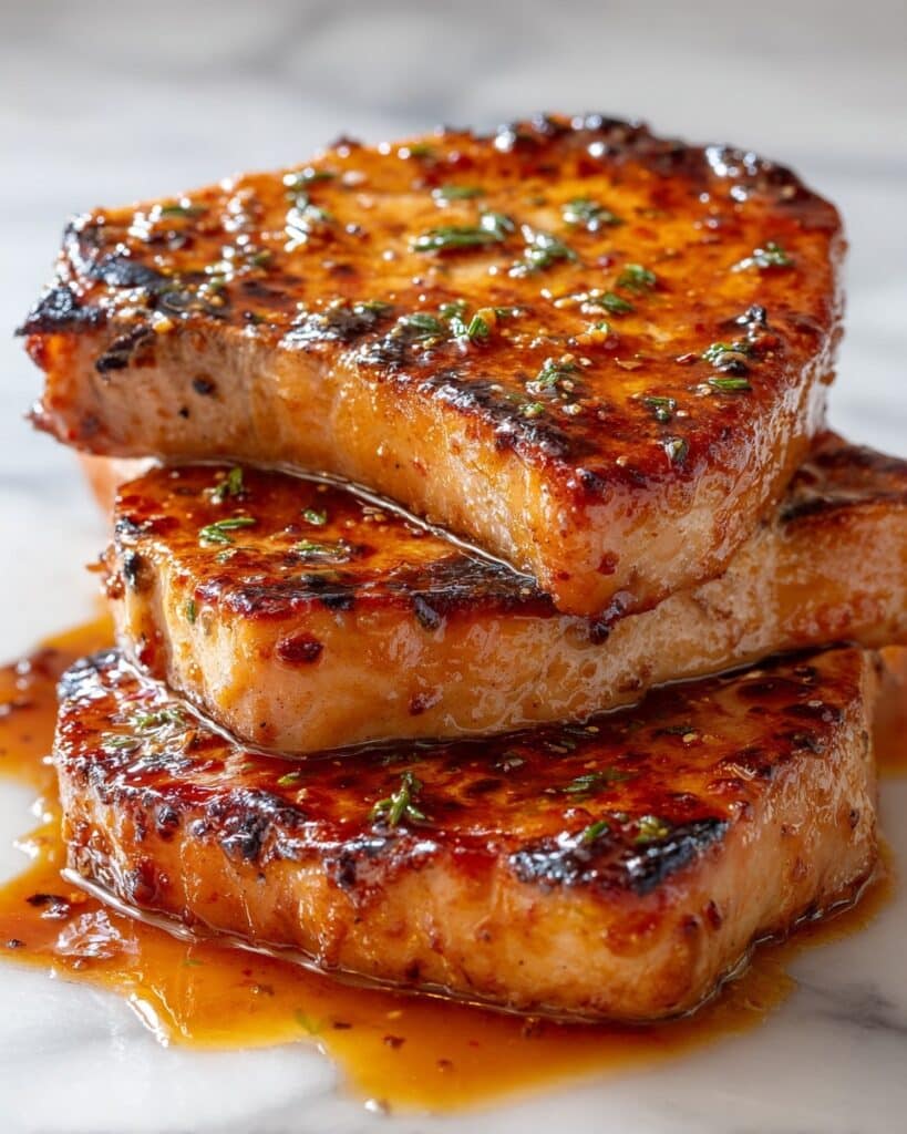 Pork Chops with Honey Garlic Sauce Recipe