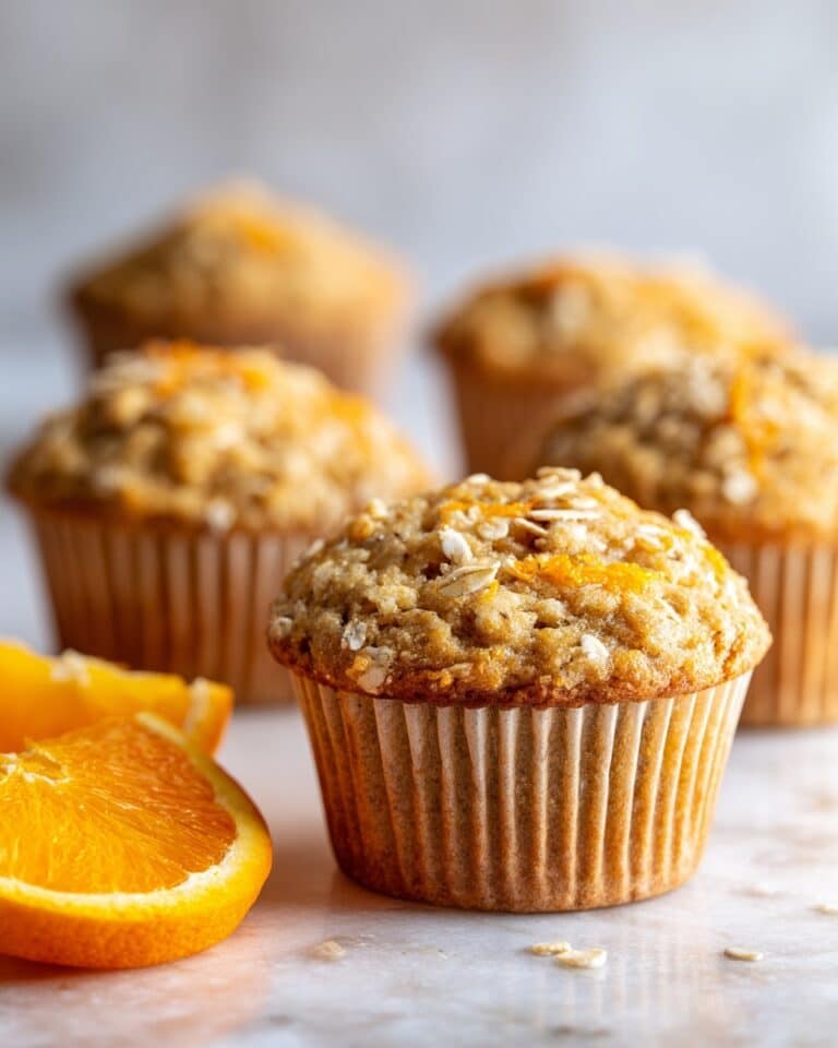 Delicious Orange Carrot Oat Muffins for a Healthy Snack Recipe
