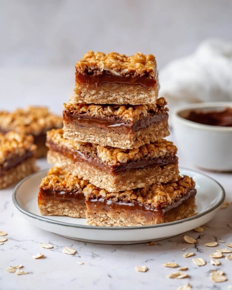 Decadent Peanut Butter Oatmeal Bars Recipe