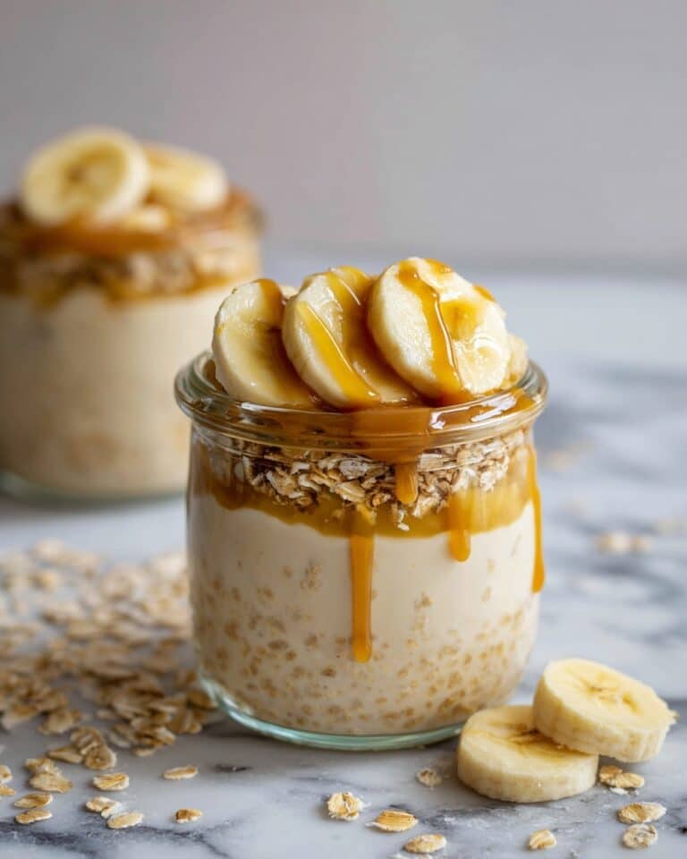 Delicious Banana & Biscoff Overnight Oats Recipe